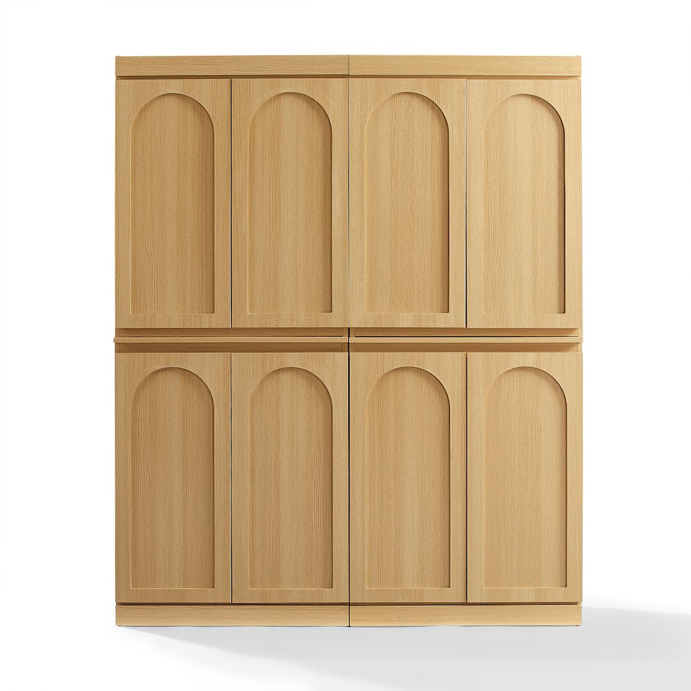 Marco 2-Piece Kitchen Pantry Storage Cabinet Set Ash – 2 Pantries