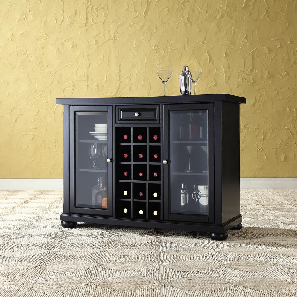 Alexandria Sliding Top Bar Cabinet