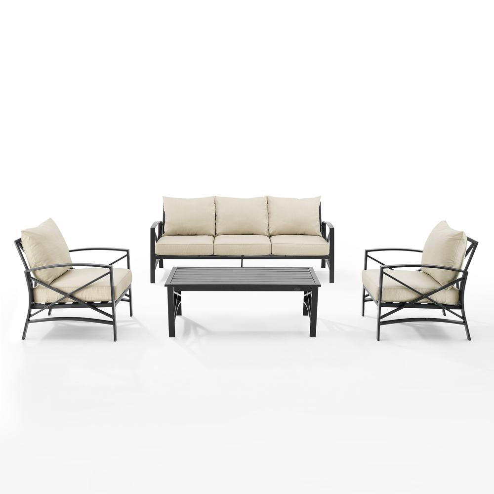Kaplan 4Pc Outdoor Sofa Patio Furniture Set