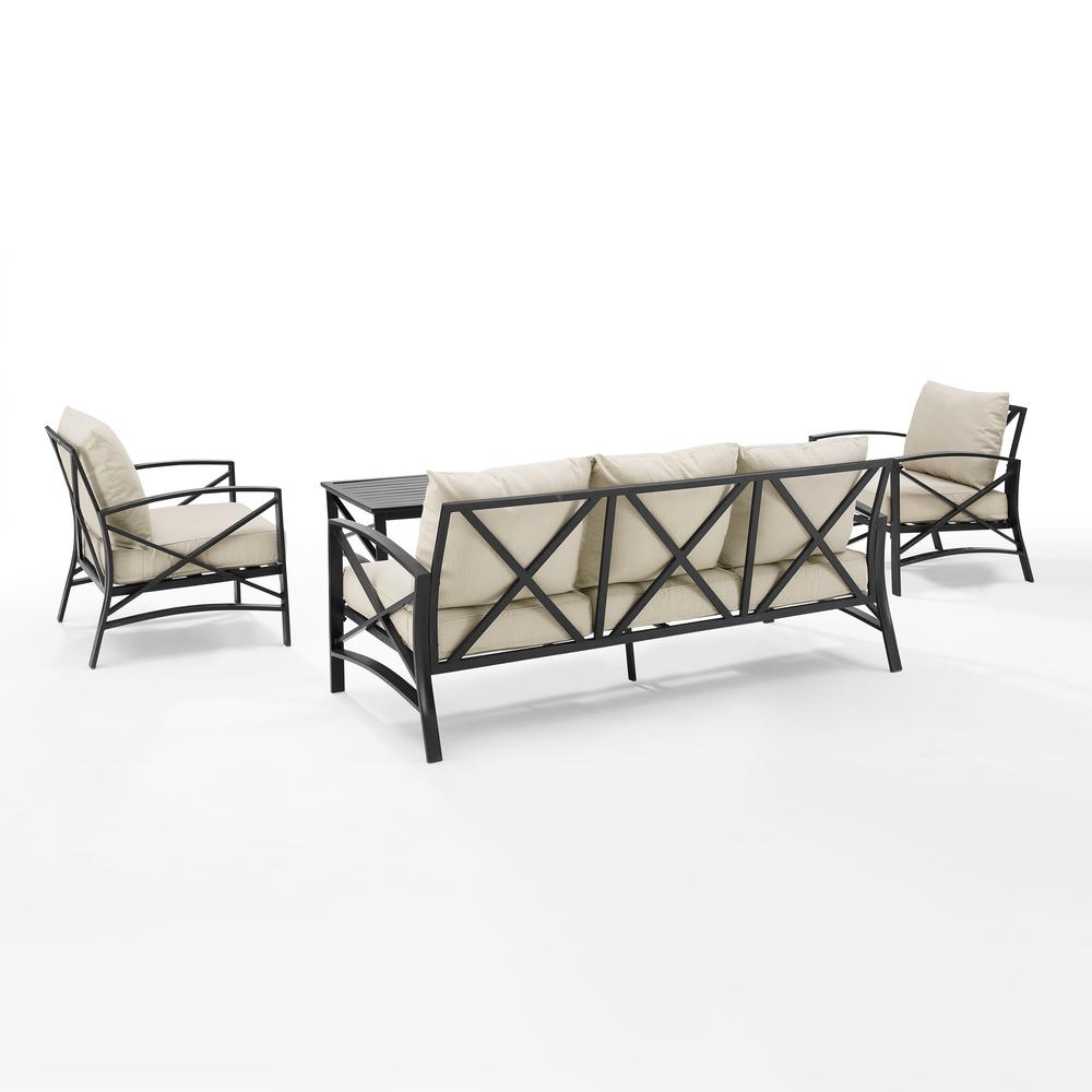 Kaplan 4Pc Outdoor Sofa Patio Furniture Set