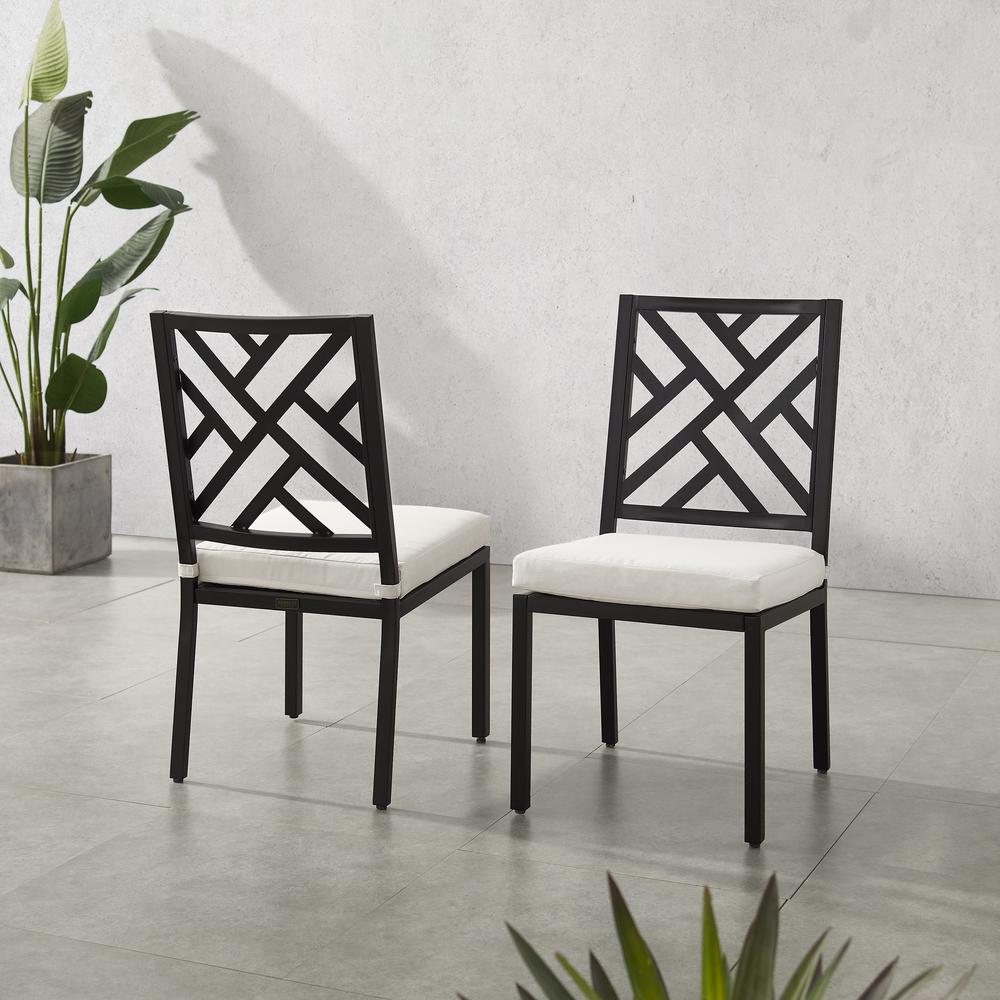 Locke 2Pc Outdoor Dining Chair Set