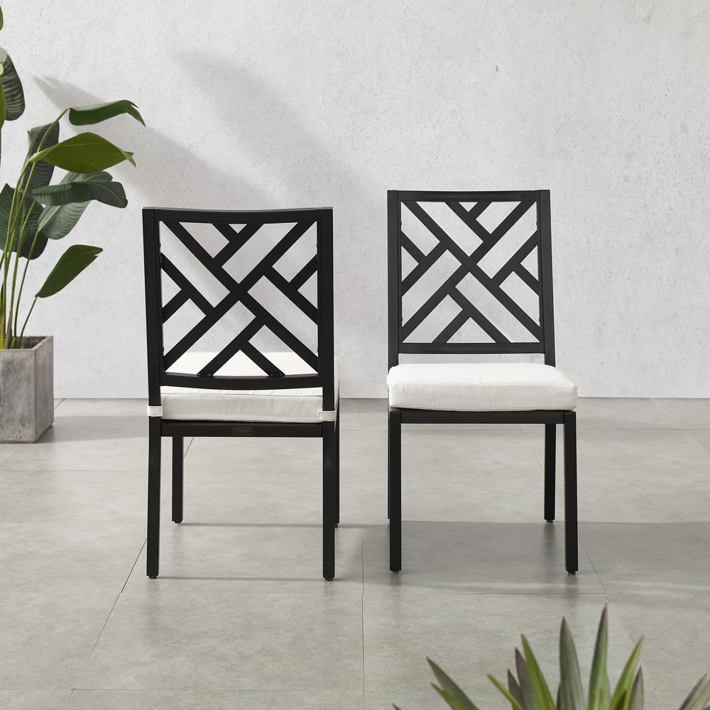 Locke 2Pc Outdoor Dining Chair Set