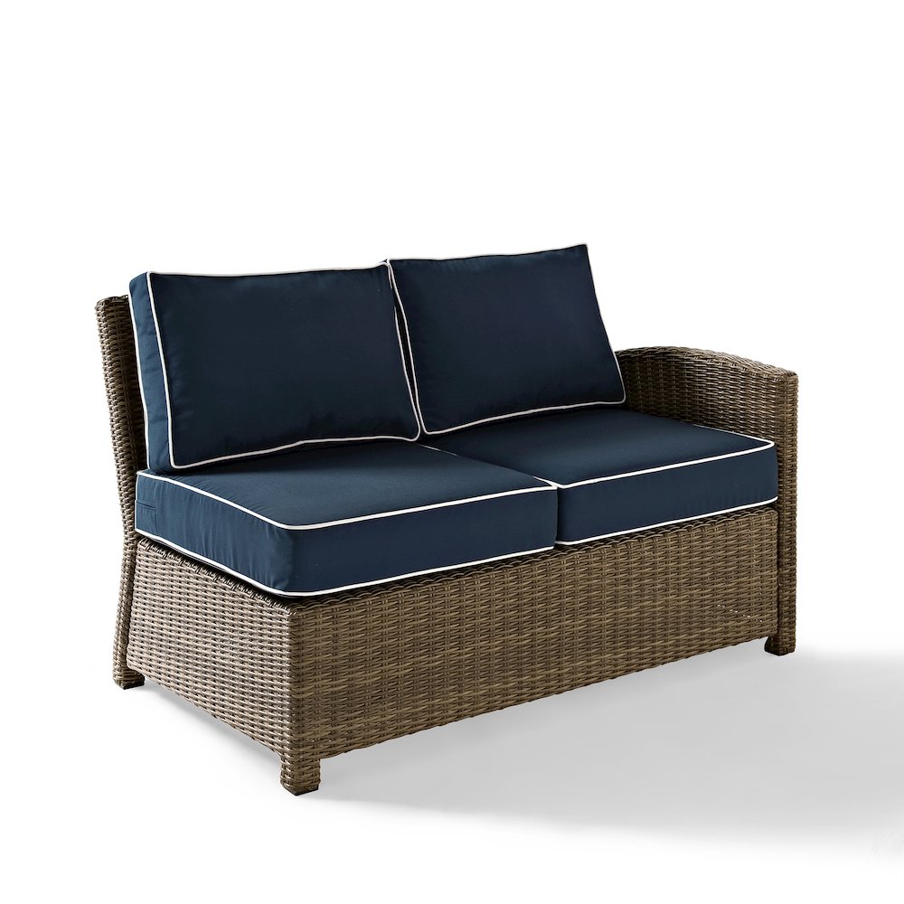 Bradenton Wicker Outdoor Sectional Right Side Loveseat