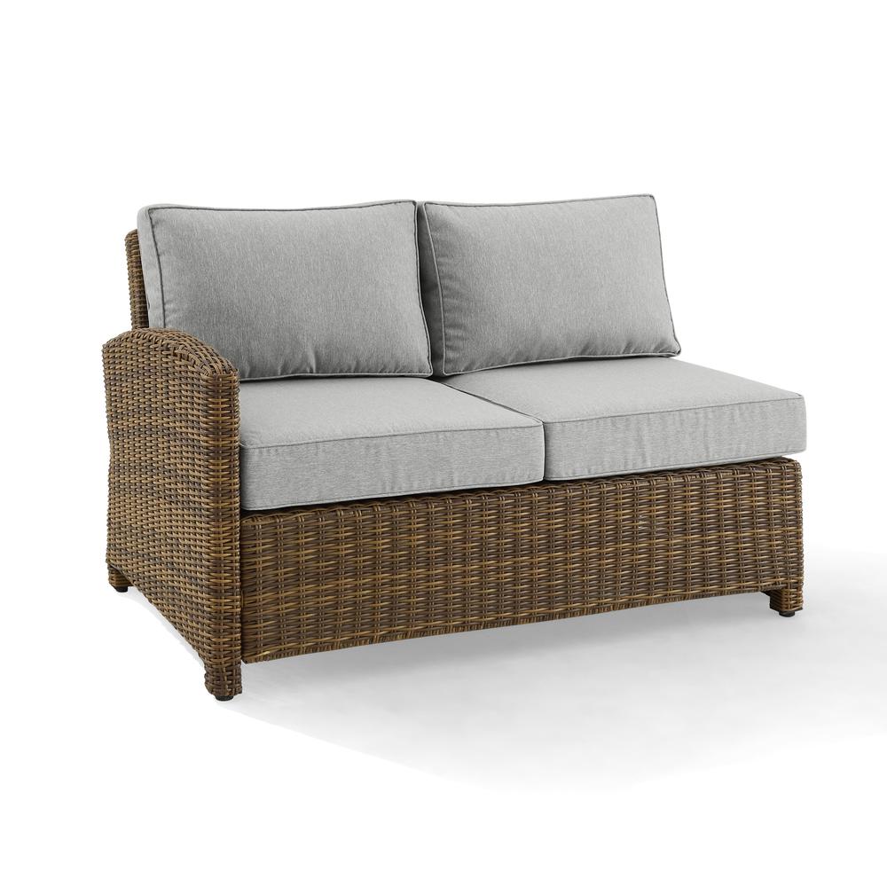 Bradenton Wicker Outdoor Sectional Left Side Loveseat