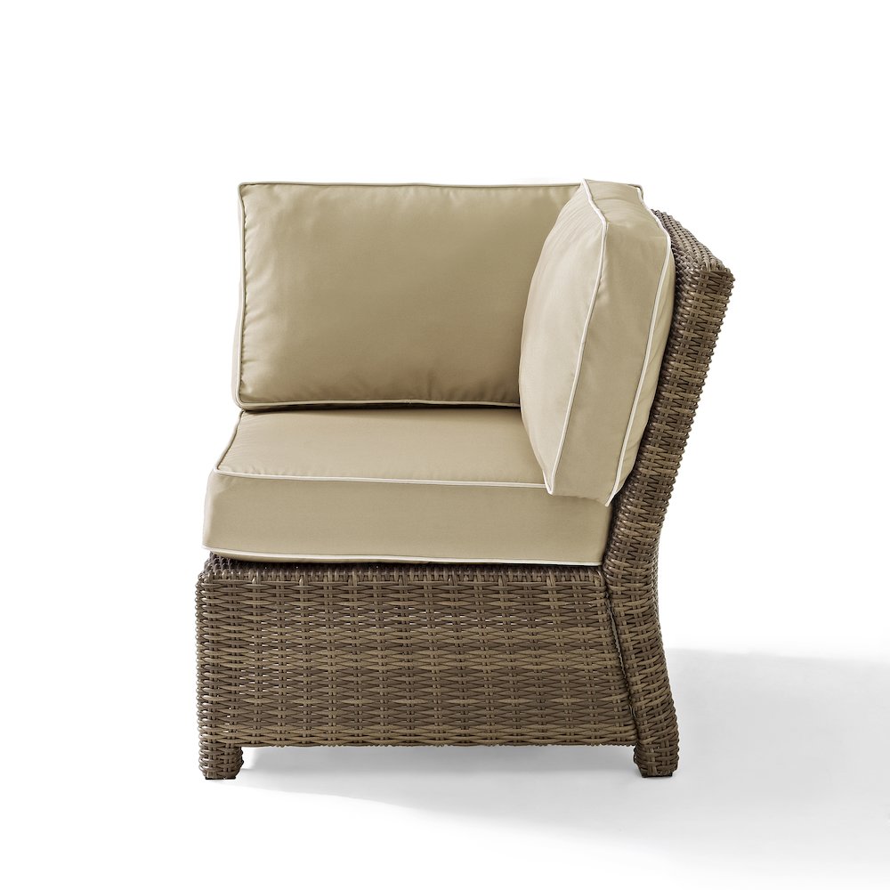 Bradenton Wicker Corner Outdoor Sectional Chair