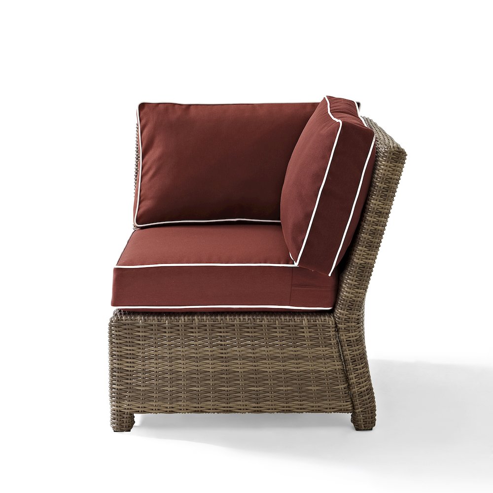 Bradenton Wicker Corner Outdoor Sectional Chair