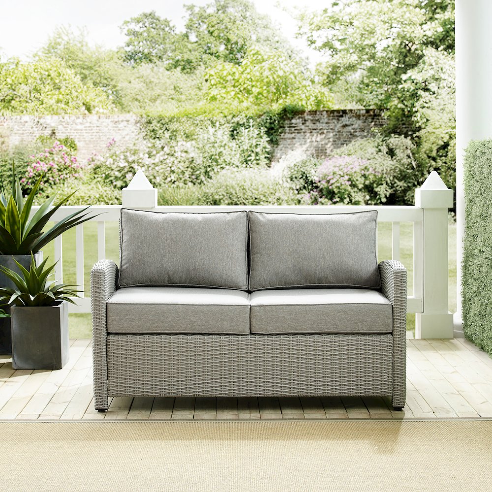 Bradenton Wicker Outdoor Loveseat