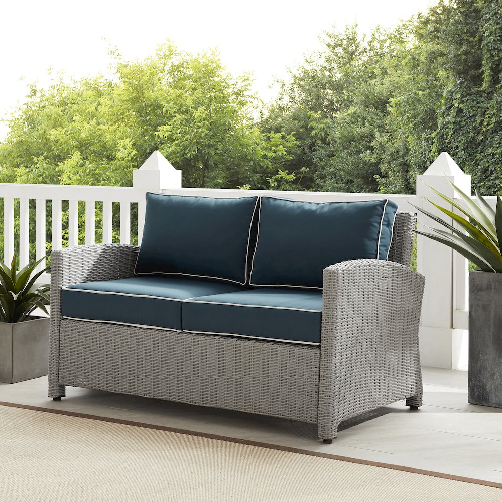 Bradenton Wicker Outdoor Loveseat