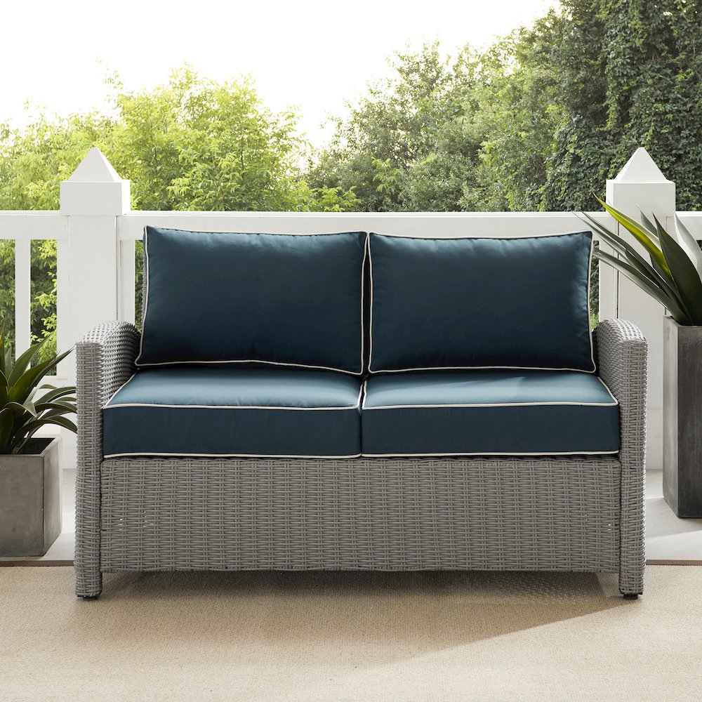 Bradenton Wicker Outdoor Loveseat