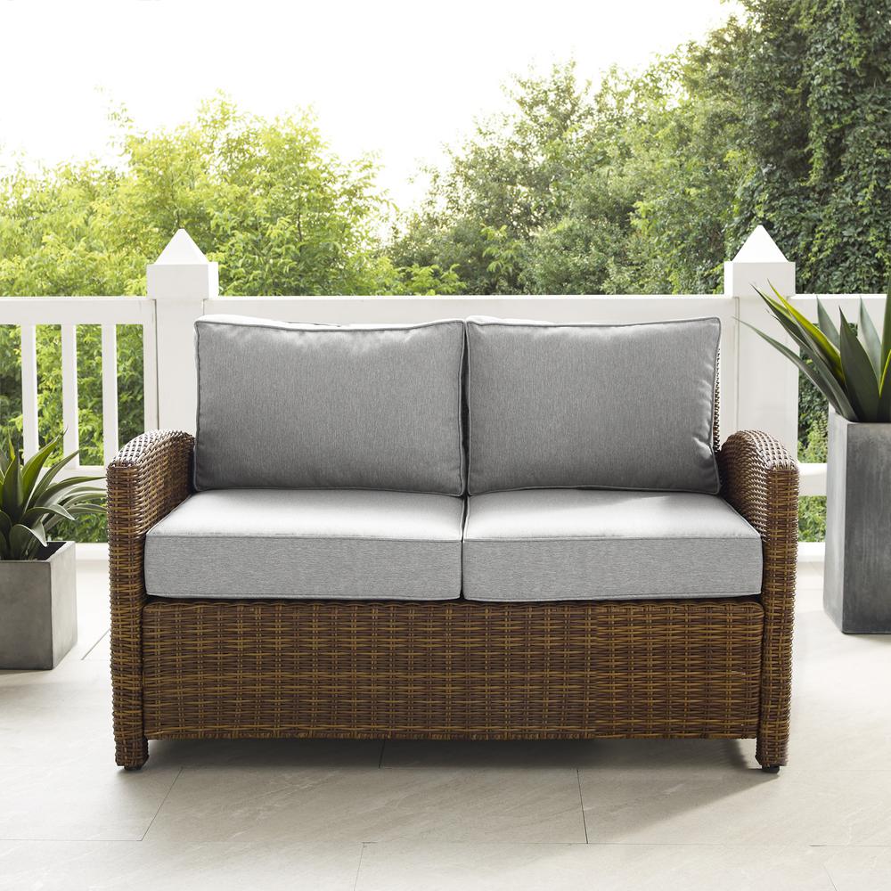 Bradenton Wicker Outdoor Loveseat