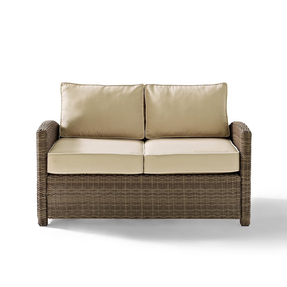 Bradenton Wicker Outdoor Loveseat