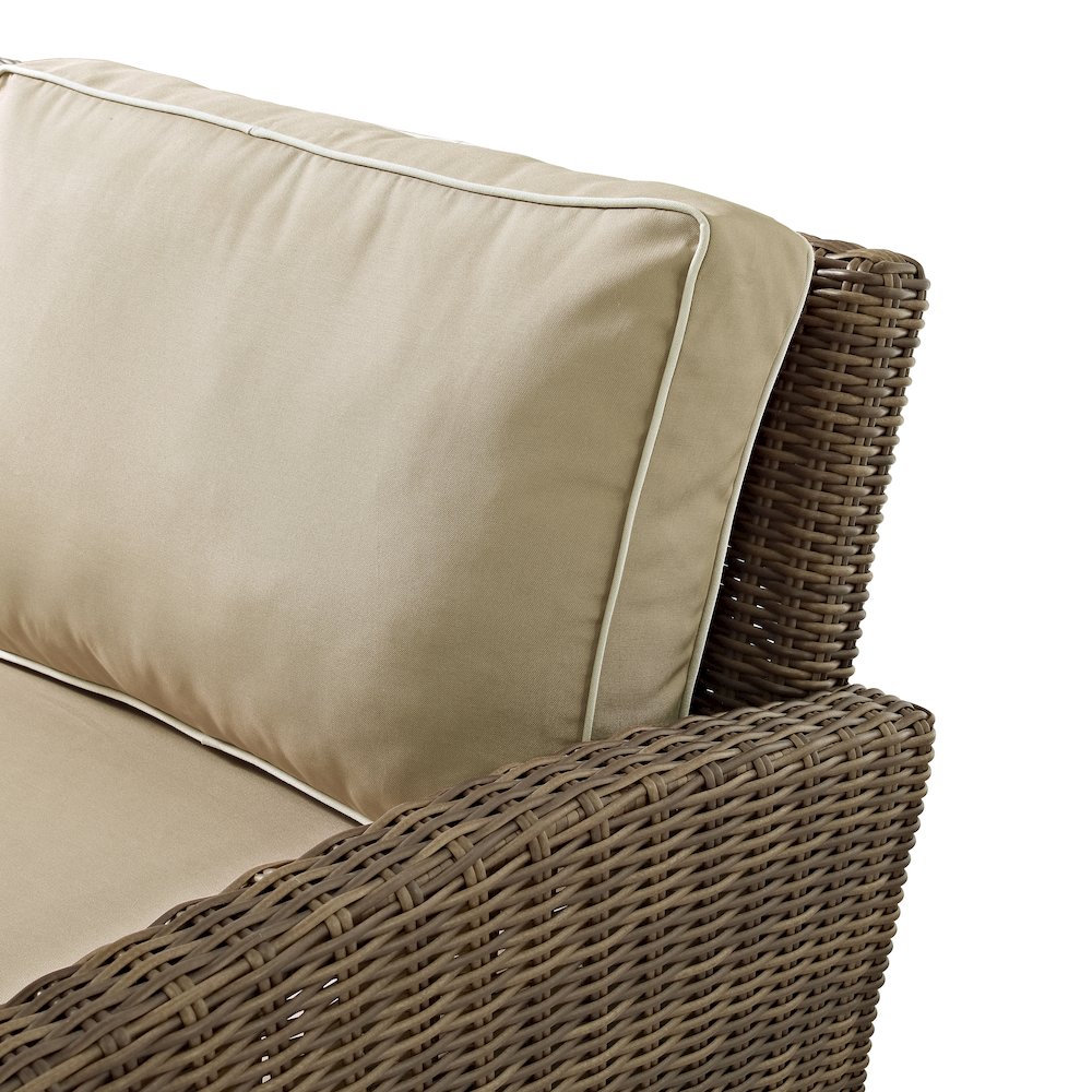 Bradenton Wicker Outdoor Loveseat