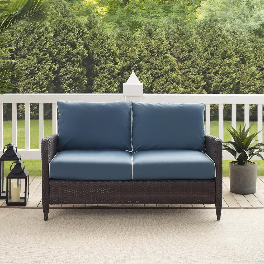 Kiawah Wicker Outdoor Loveseat