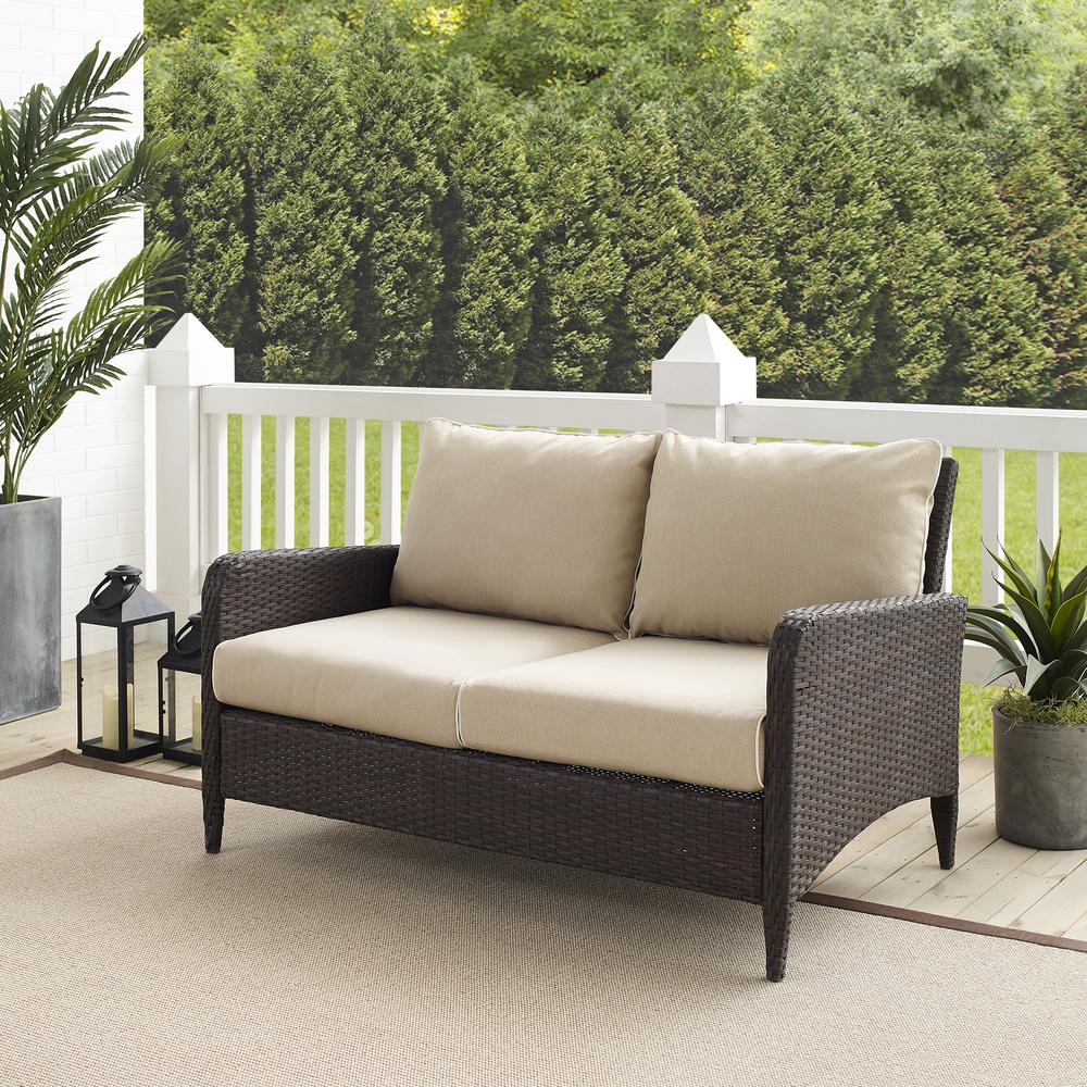 Kiawah Wicker Outdoor Loveseat