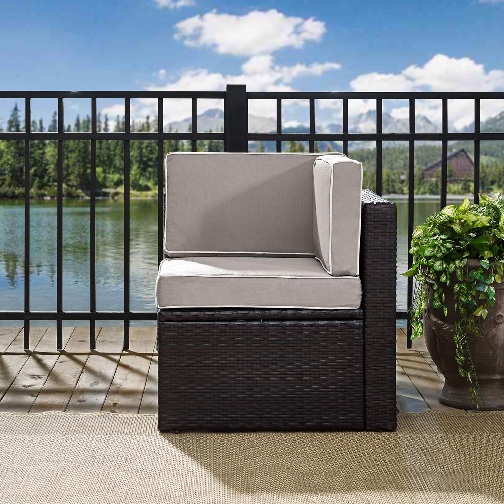 Palm Harbor Wicker Corner Outdoor Sectional Chair