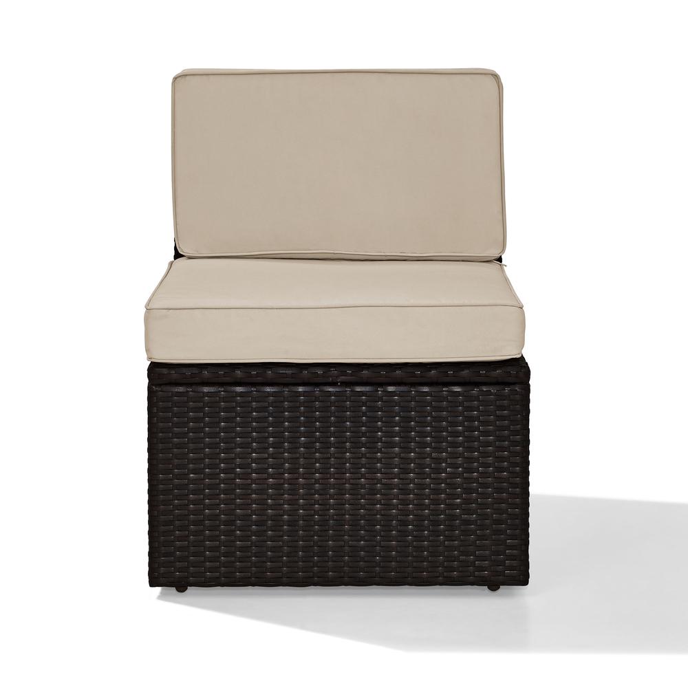 Palm Harbor Wicker Armless Outdoor Sectional Chair