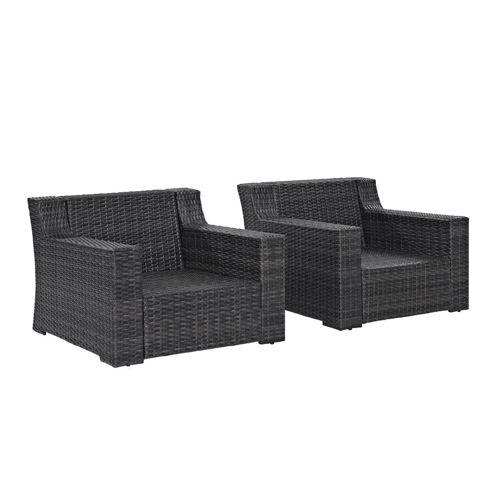 Beaufort 2Pc Wicker Outdoor Chair Set