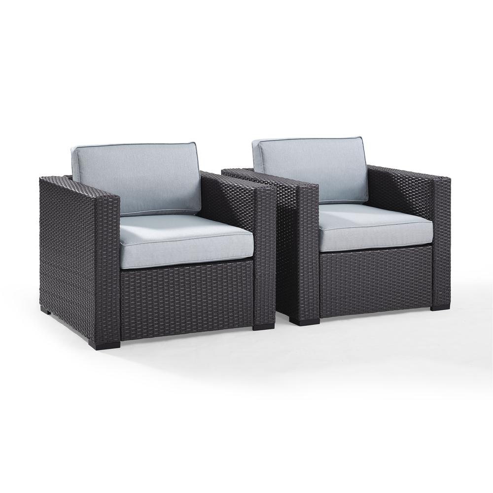 Biscayne 2Pc Wicker Outdoor Chair Set