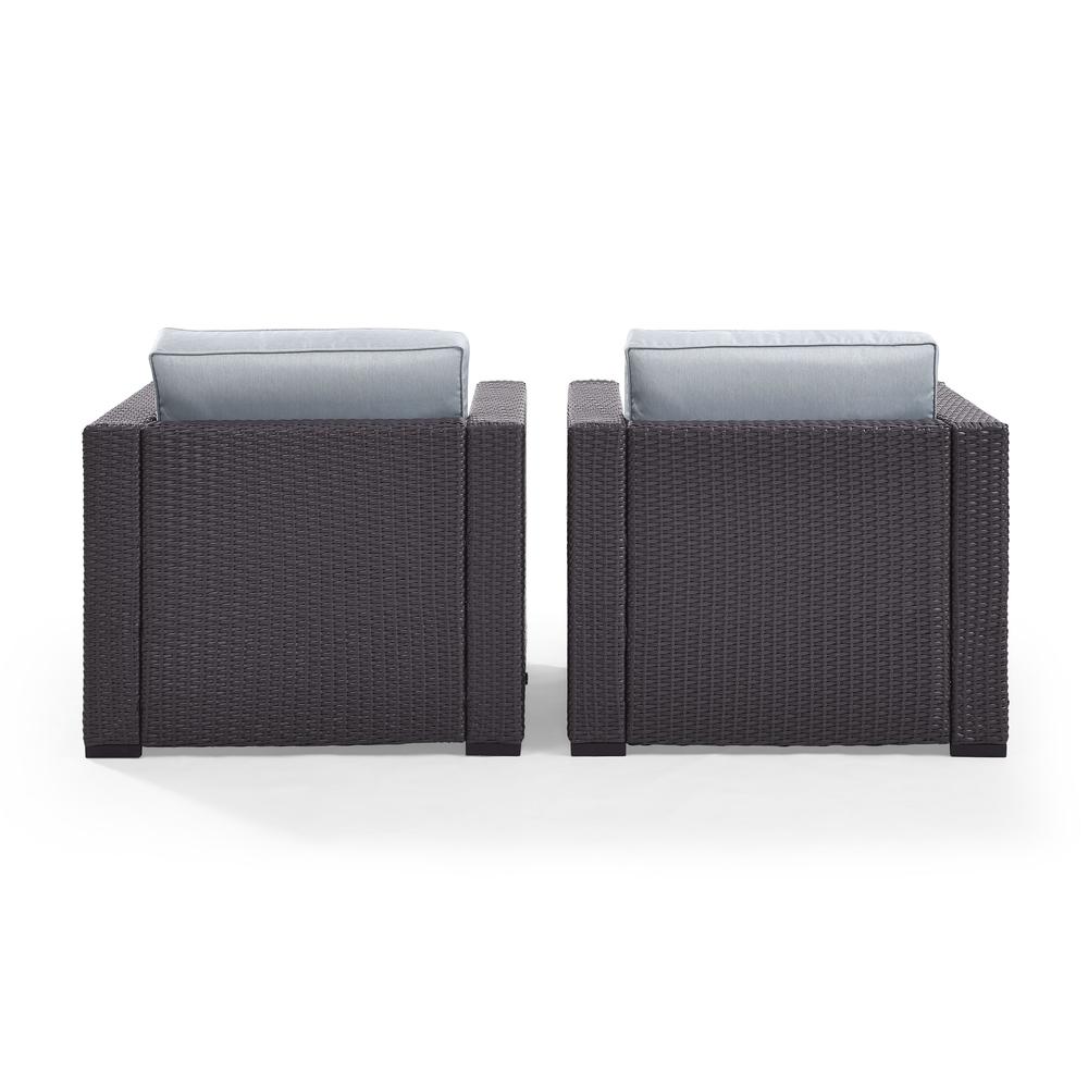 Biscayne 2Pc Wicker Outdoor Chair Set