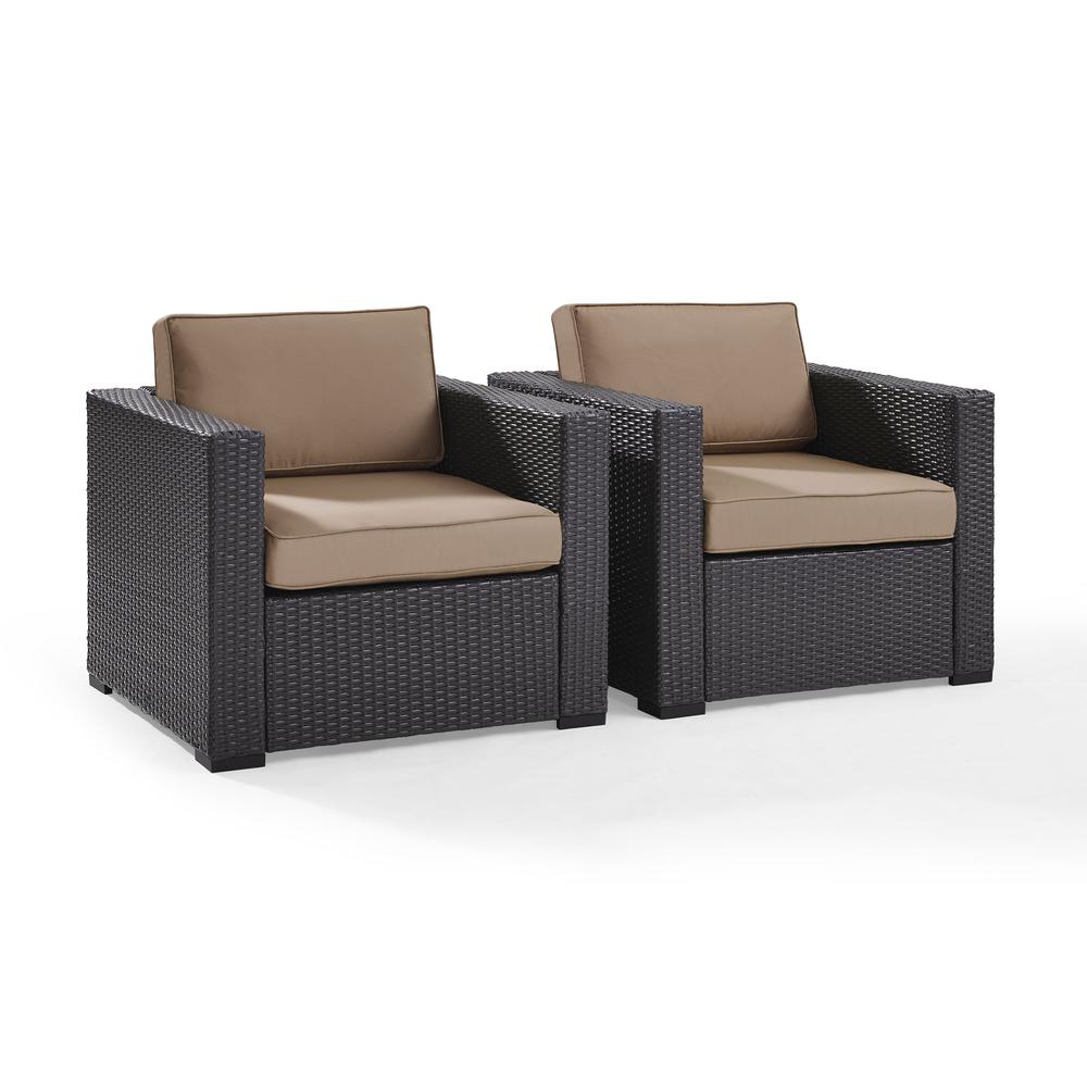 Biscayne 2Pc Wicker Outdoor Chair Set