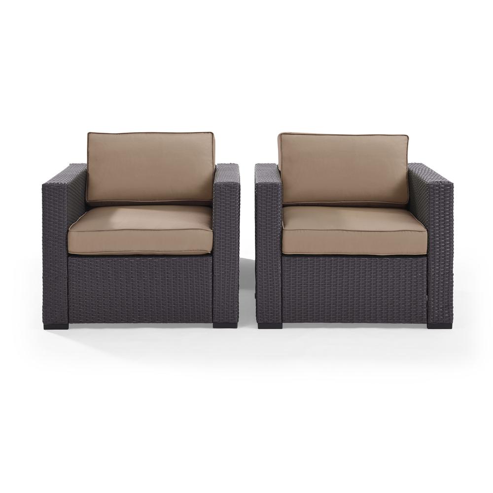 Biscayne 2Pc Wicker Outdoor Chair Set
