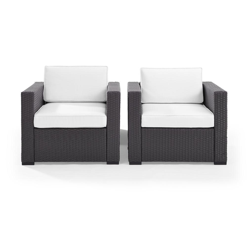 Biscayne 2Pc Wicker Outdoor Chair Set