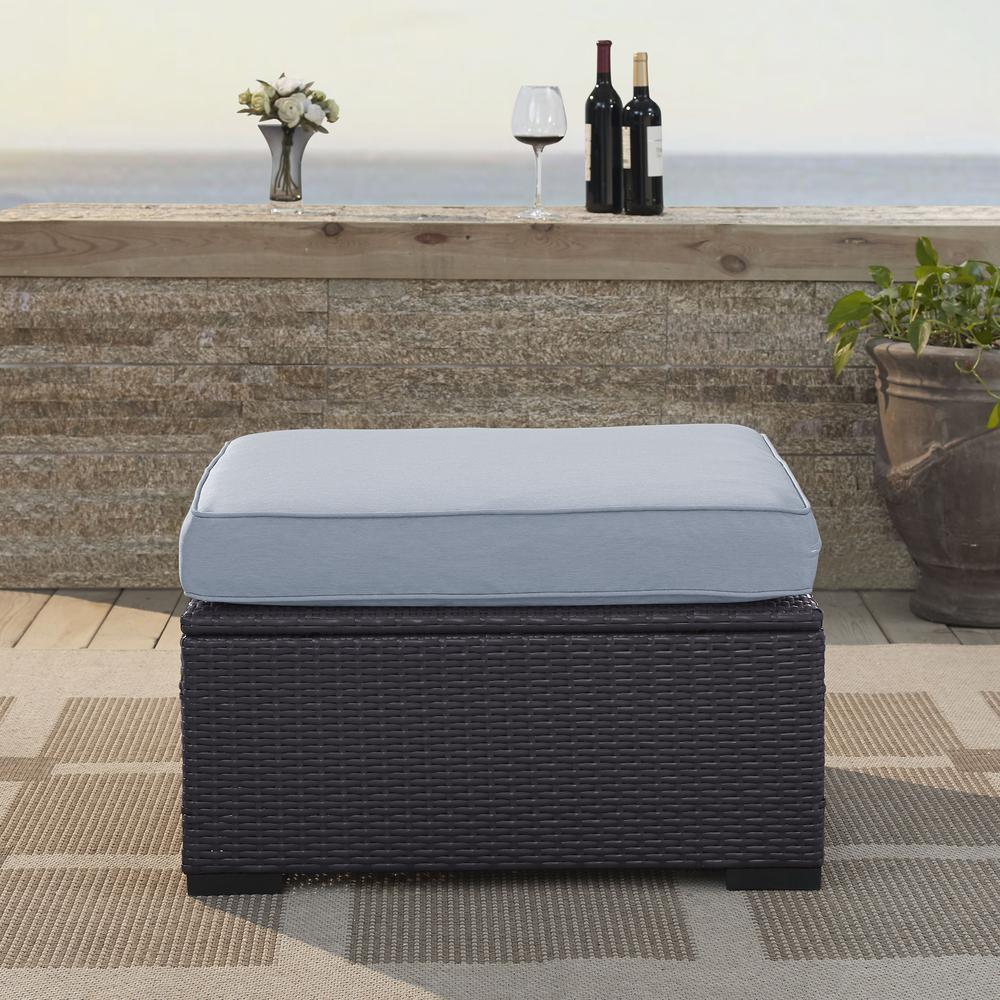 Biscayne Wicker Outdoor Ottoman
