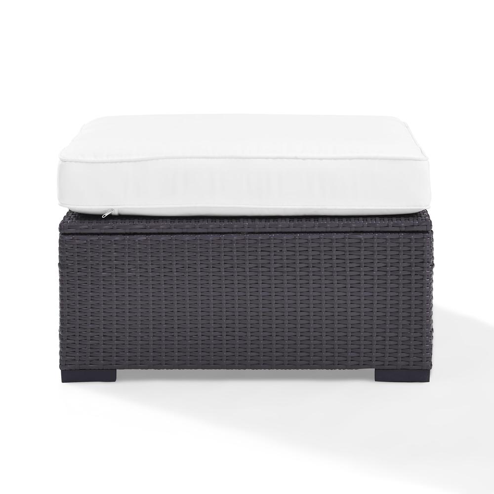 Biscayne Wicker Outdoor Ottoman