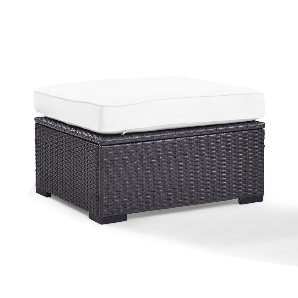 Biscayne Wicker Outdoor Ottoman