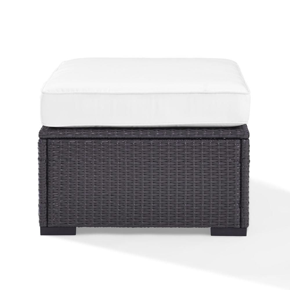 Biscayne Wicker Outdoor Ottoman
