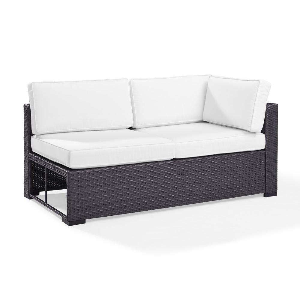 Biscayne Wicker Outdoor Sectional Loveseat