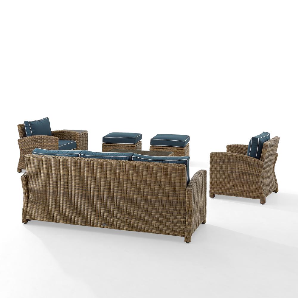 Bradenton 7Pc Wicker Outdoor Sofa Patio Furniture Set