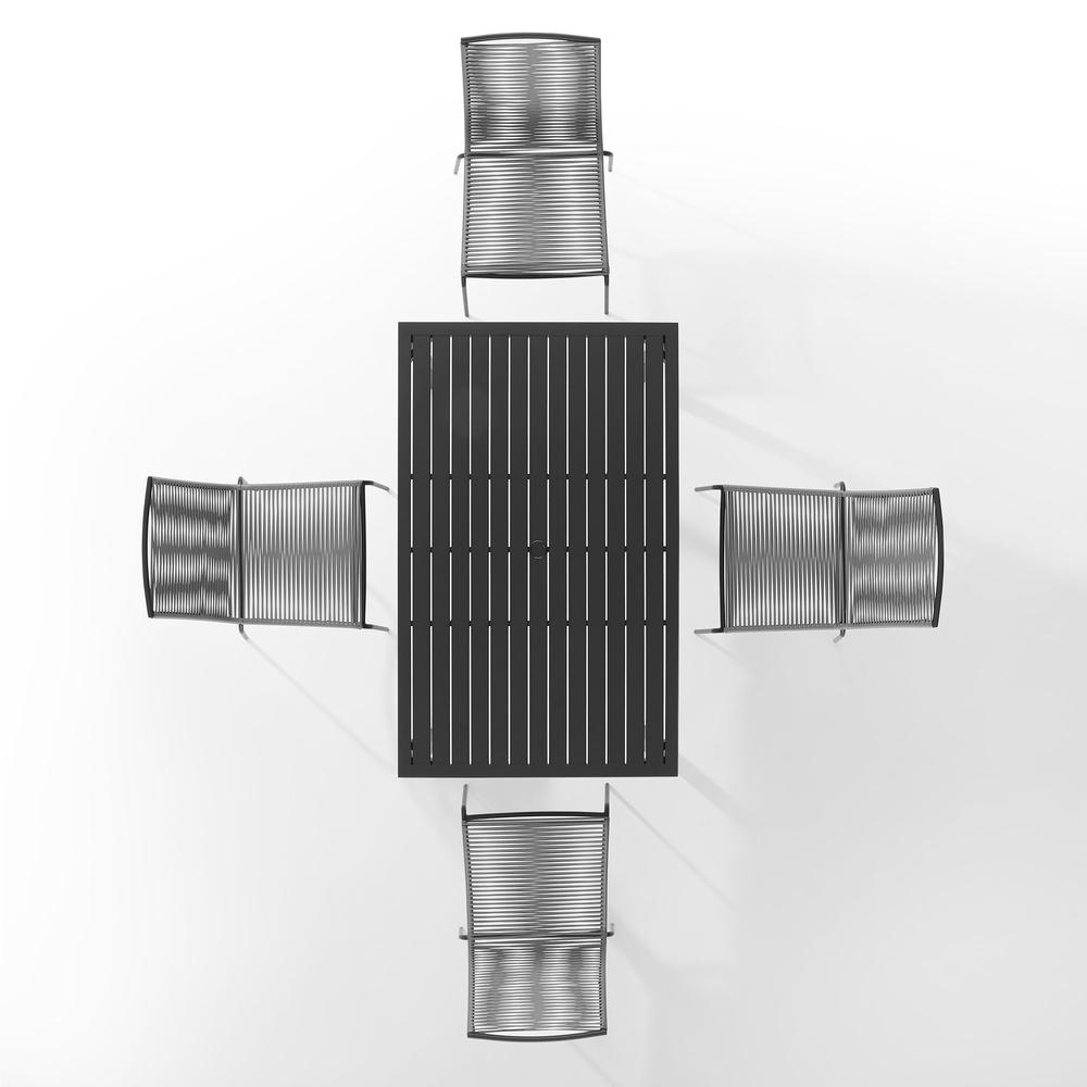 Fenton 5Pc Wicker Outdoor Dining Set