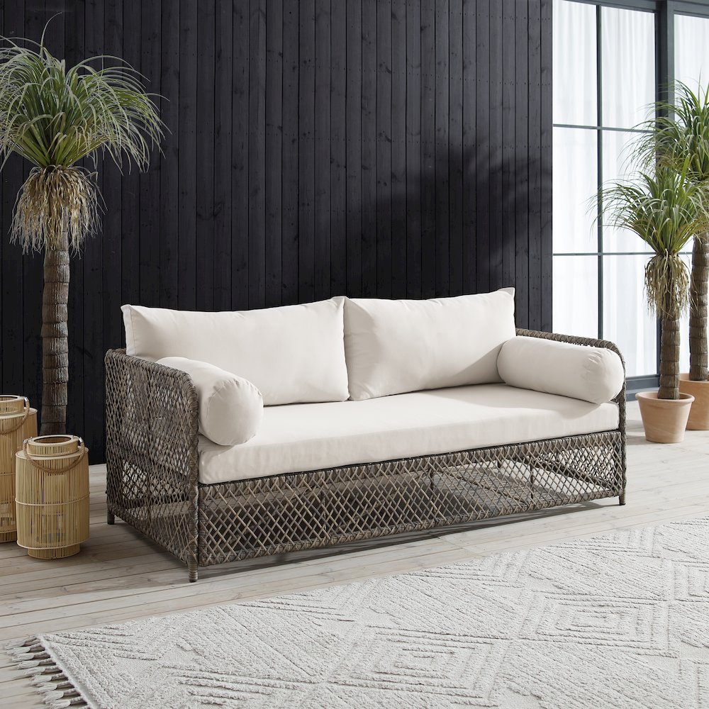 Granite Bay Wicker Outdoor Sofa