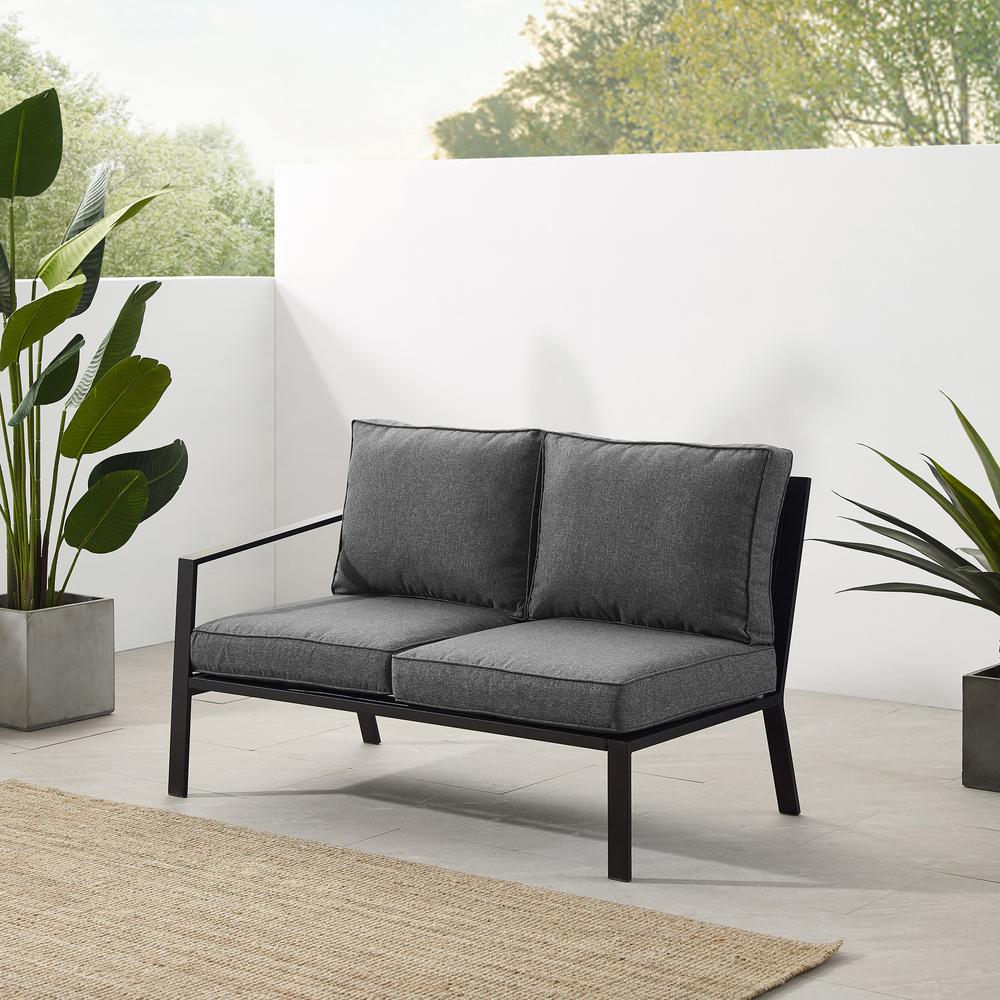 Clark Outdoor Sectional Left Side Loveseat