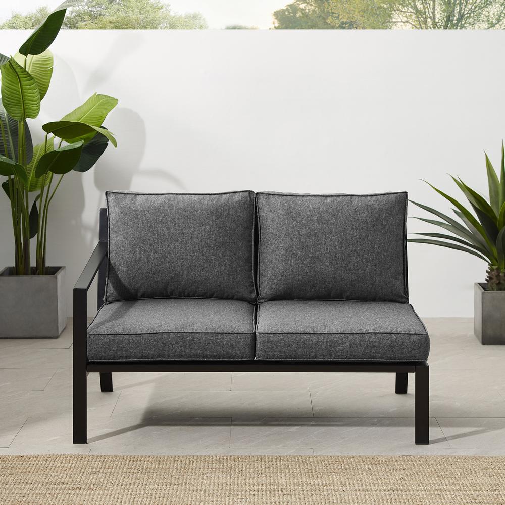 Clark Outdoor Sectional Left Side Loveseat