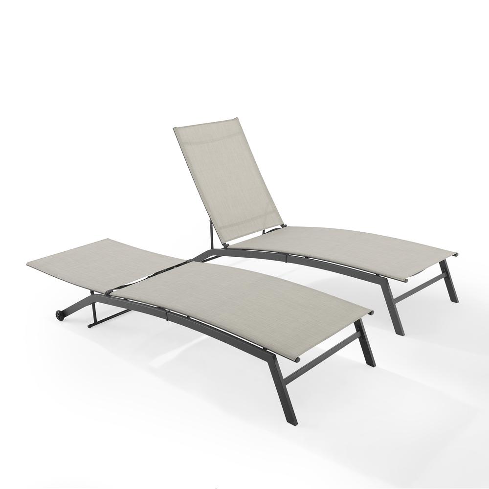 Weaver 2-Piece Outdoor Chaise Lounge Set