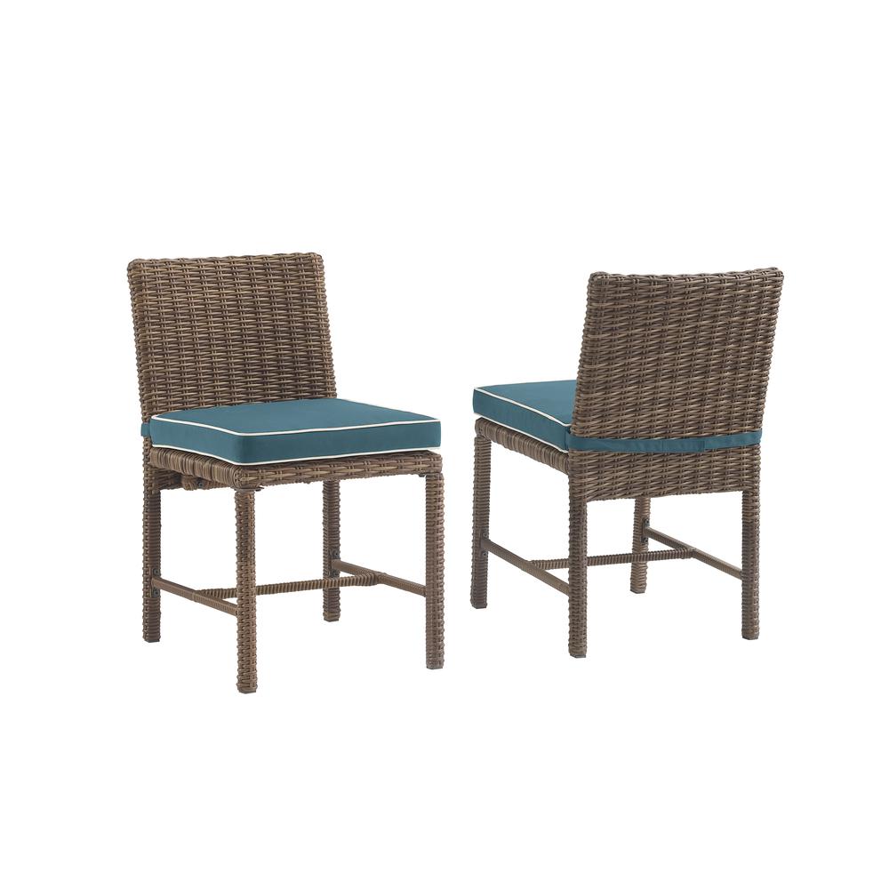 Bradenton 2Pc Wicker Outdoor Dining Chair Set