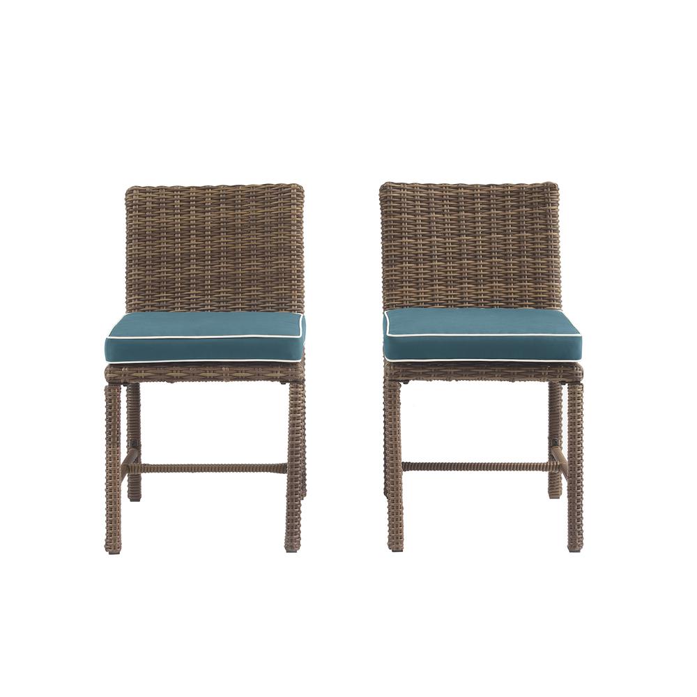 Bradenton 2Pc Wicker Outdoor Dining Chair Set