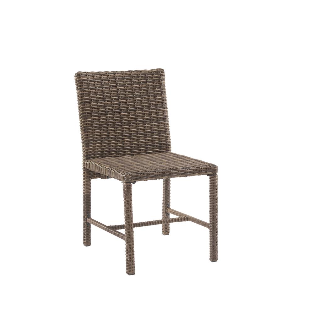 Bradenton 2Pc Wicker Outdoor Dining Chair Set