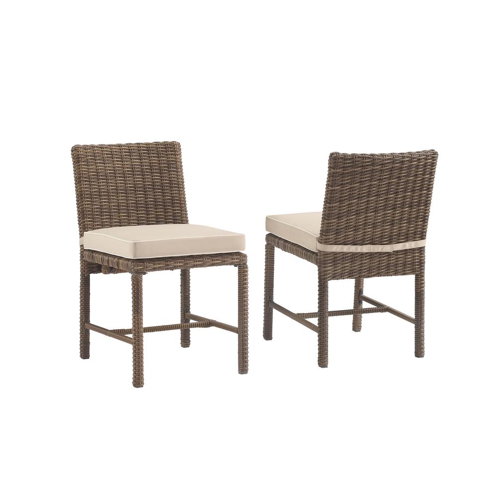 Bradenton 2Pc Wicker Outdoor Dining Chair Set