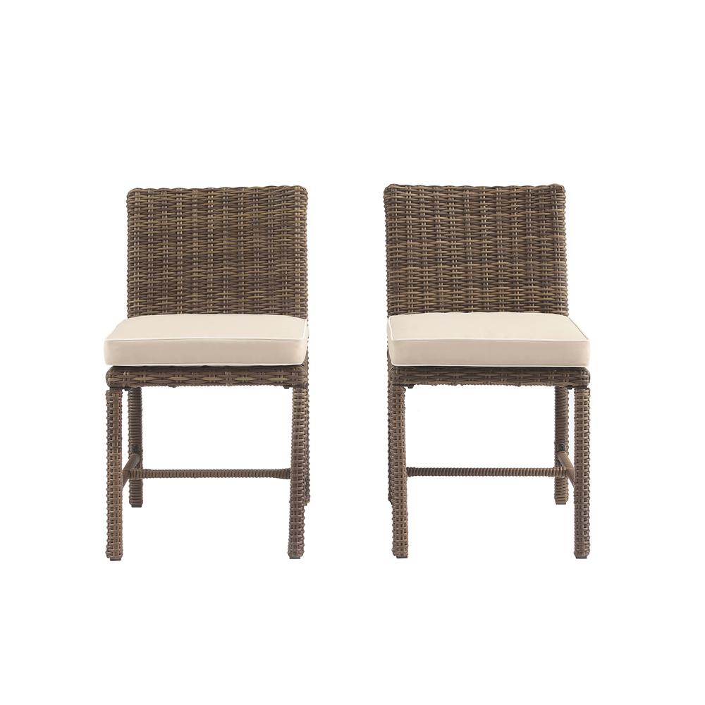 Bradenton 2Pc Wicker Outdoor Dining Chair Set
