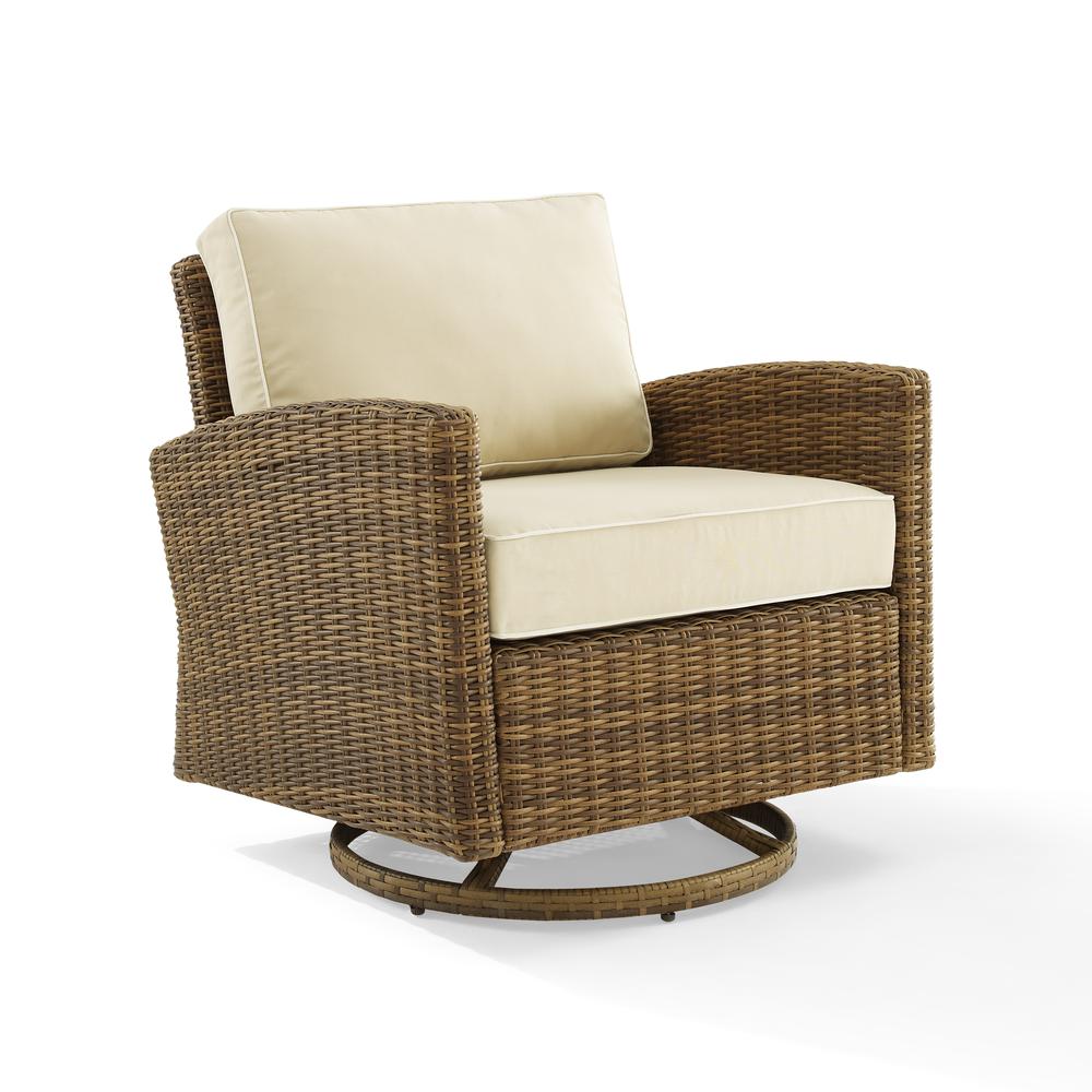Bradenton Wicker Swivel Rocker Outdoor Chair