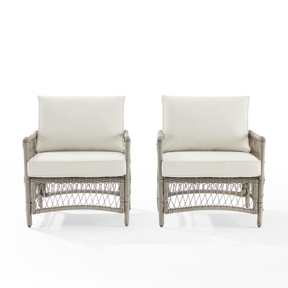 Thatcher 2Pc Wicker Outdoor Chair Set