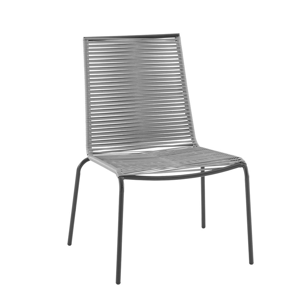 Fenton 2Pc Stackable Wicker Outdoor Chair Set