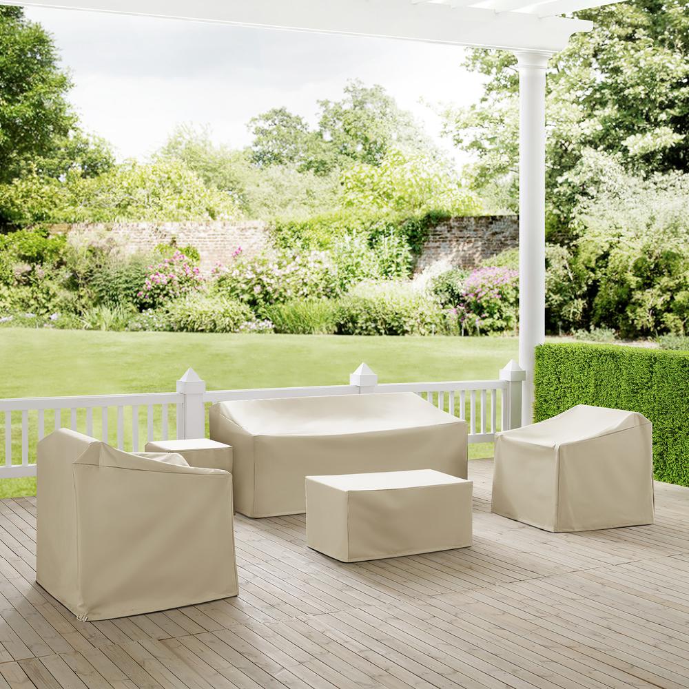 5Pc Outdoor Furniture Cover Set