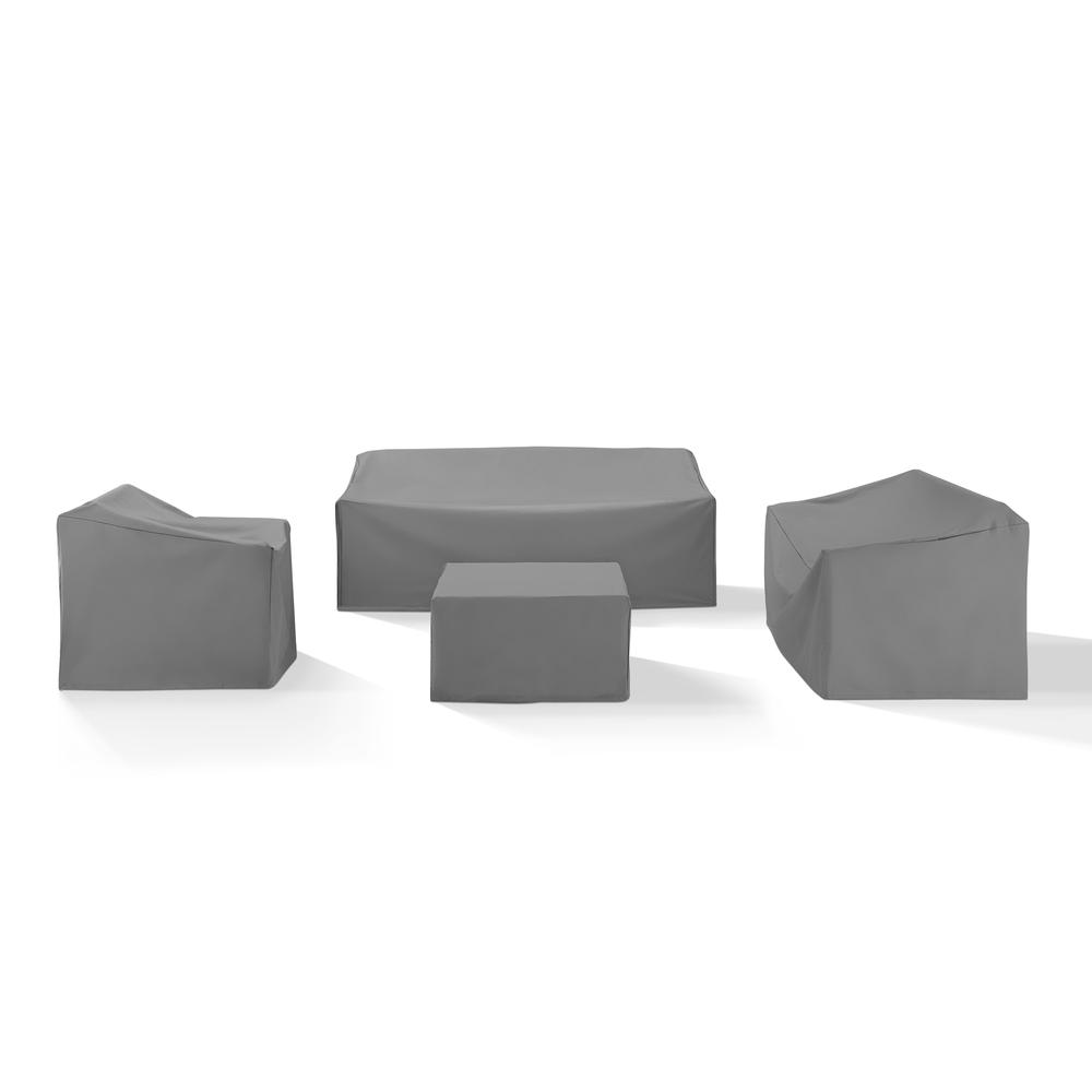 4Pc Outdoor Sectional Furniture Cover Set