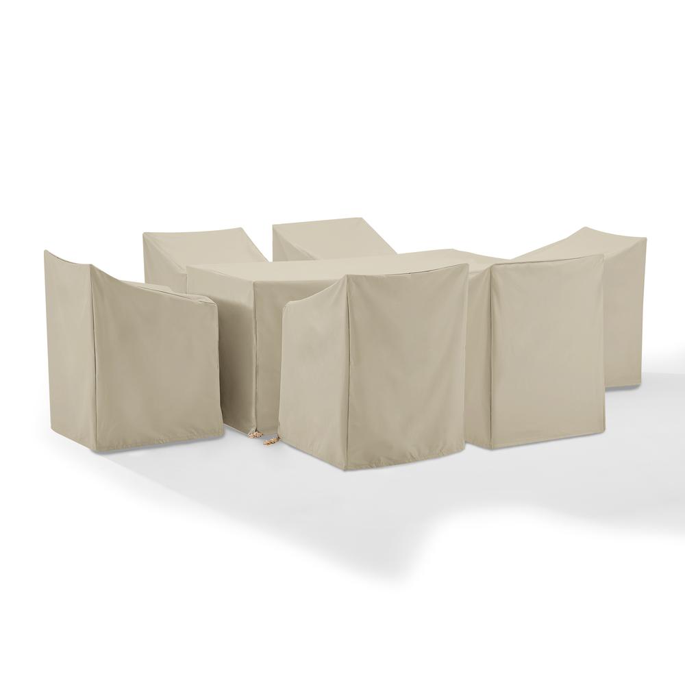 7Pc Outdoor Dining Furniture Cover Set
