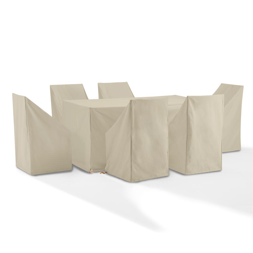 7Pc Outdoor Dining Furniture Cover Set