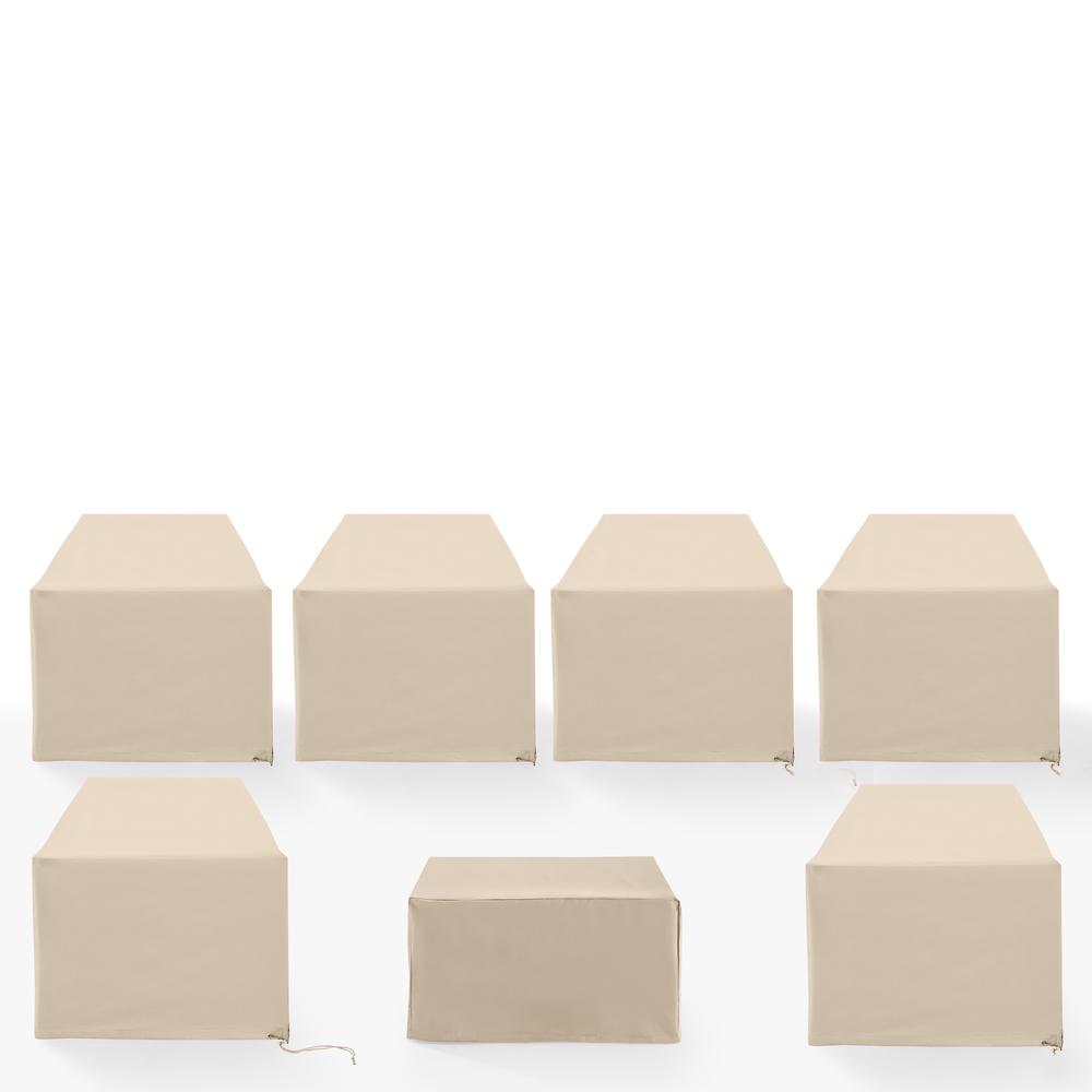 7Pc Outdoor Sectional Furniture Cover Set